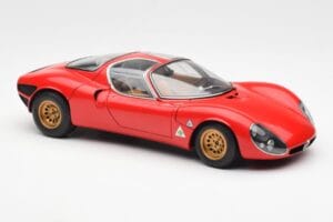 Alfa Romeo 33 Stradale Piros AUTOart 1:18 70191 Fém – 6. kép a 8-ből