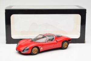 Alfa Romeo 33 Stradale Piros AUTOart 1:18 70191 Fém – 8. kép a 8-ből