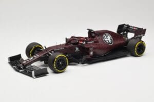 Alfa Romeo Racing C38 #7 K. Raikkonen Valentine's Day Livery Shakedown Fiorano 14th February 2019 Minichamps 1:18 110199907 F