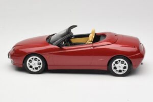 Alfa Romeo Spider 916 Proteo Red Metallic Norev 1:18 187854 Fém – 3. kép a 6-ből