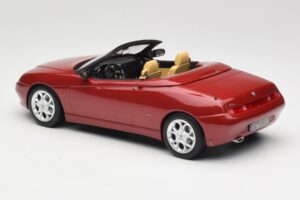 Alfa Romeo Spider 916 Proteo Red Metallic Norev 1:18 187854 Fém – 5. kép a 6-ből