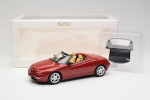 Alfa Romeo Spider 916 Proteo Red Metallic Norev 1:18 187854 Fém – 6. kép a 6-ből
