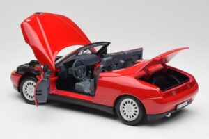 Alfa Romeo Spider 916 Alfa Piros Maisto 1:18 50278 Fém – 5. kép a 8-ből