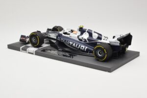 AlphaTauri AT03 #22 Y. Tsunoda Bahrain GP 2022 Minichamps 1:18 117220122 Fém – 5. kép a 6-ből