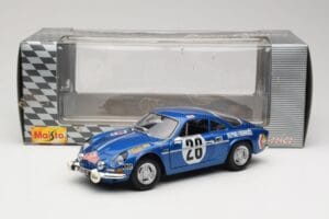 Alpine A110 1600S #28 Alpine-Renault O. Andersson / D. Stone Rally Monte Carlo 1971 Maisto 1:18 56033 Fém – 8. kép a 8-ből
