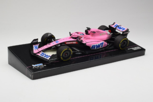 Alpine A522 BWT #14 F. Alonso BWT Alpine F1 Team Bahrain Grand Prix 2022 Minichamps 1:18 147220114 Gyanta – 2. kép a 7-ből