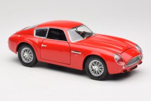 Aston Martin DB4 GT Zagato Piros Road Signature 1:18 92728 Fém – 6. kép a 8-ből