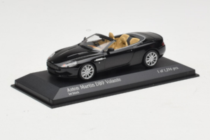 Aston Martin DB9 Kabrió Fekete Minichamps 1:43 400137330 Fém – 2. kép a 4-ből