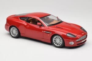 Aston Martin V12 Vanquish Piros Bburago 1:18 34063 Fém – 6. kép a 8-ből