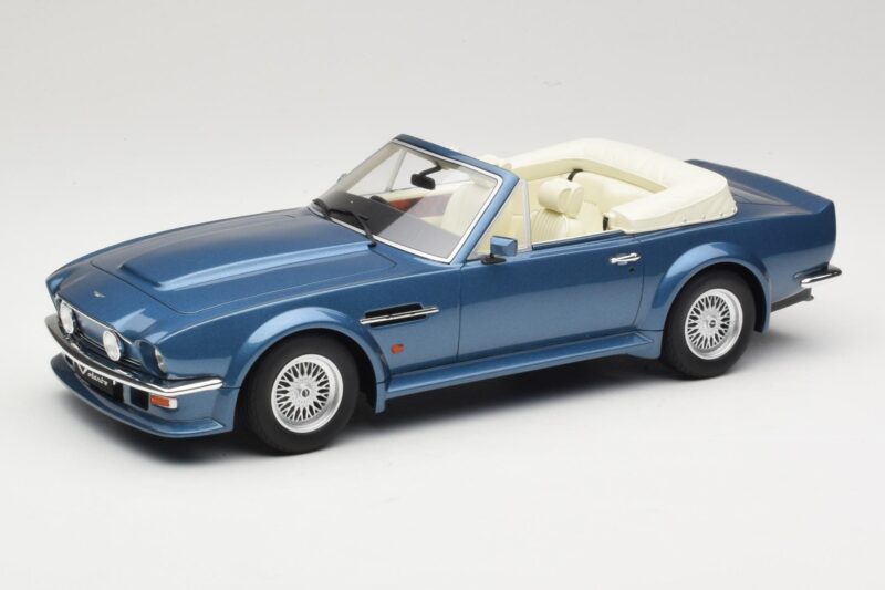 Aston Martin V8 Volante Kék GT Spirit 1:18 GT128 Gyanta