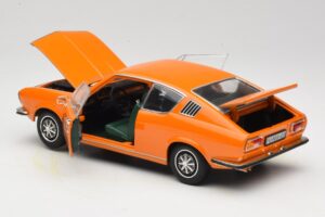 Audi 100 C1 Coupe S Narancssárga Anson 1:18 30402 Fém – 5. kép a 8-ből
