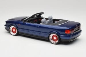 Audi 80 B4 Kabrió Ming Kék Metallic Custom Wheels Otto 1:18 OT806-C Gyanta – 5. kép a 6-ből