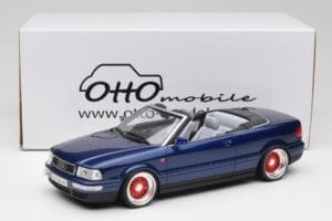 Audi 80 B4 Kabrió Ming Kék Metallic Custom Wheels Otto 1:18 OT806-C Gyanta – 6. kép a 6-ből