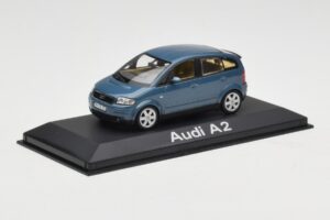 Audi A2 Blue Metallic Minichamps 1:43 20022200748005 Fém – 2. kép a 4-ből