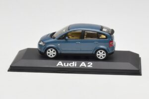Audi A2 Blue Metallic Minichamps 1:43 20022200748005 Fém