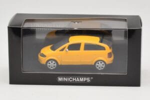 Audi A2 8Z Sárga Minichamps 1:43 AUDI005 Fém – 4. kép a 4-ből
