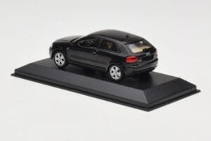 Audi A3 8P Black Metallic Minichamps 1:43 12000 Fém – 3. kép a 4-ből