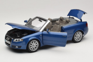Audi A4 B6 Kabrió Kék Norev 1:18 5010504325 Fém – 2. kép a 9-ből