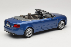 Audi A4 B6 Kabrió Kék Norev 1:18 5010504325 Fém – 3. kép a 9-ből
