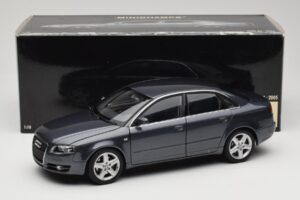 Audi A4 B7 Szürke Metál Minichamps 1:18 100014400 Fém – 8. kép a 8-ből