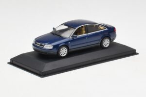 Audi A6 C5 Sötétkék Minichamps 1:43 132093 Fém – 2. kép a 4-ből