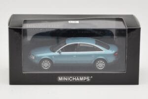 Audi A6 C5 Világoskék Minichamps 1:43 AUDI004 Fém – 4. kép a 4-ből