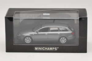 Audi A6 C6 Avant Grey Metallic Minichamps 1:43 400013011 Fém – 5. kép a 5-ből