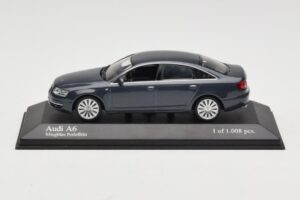 Audi A6 C6 Sötétkék Minichamps 1:43 5010406143 Fém
