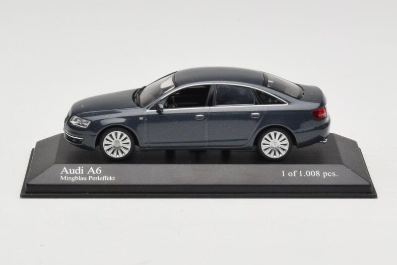 Audi A6 C6 Sötétkék Minichamps 1:43 5010406143 Fém