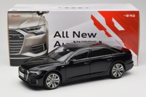 Audi A6L C8 Fekete Paudi Model 1:18 42499 Fém – 8. kép a 8-ből