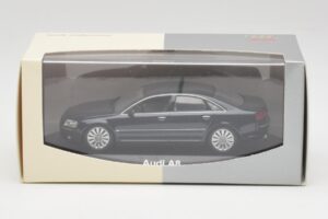 Audi A8 D3 Mauritius Kék Metallic Minichamps 1:43 5010508123 Fém – 4. kép a 4-ből