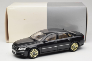 Audi A8 D3 W12 Fekete Kyosho 1:18 5010508135 Fém – 8. kép a 8-ből