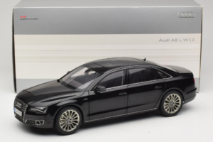 Audi A8L D3 W12 Phantom Black Kyosho 1:18 5011008125 Fém – 8. kép a 8-ből