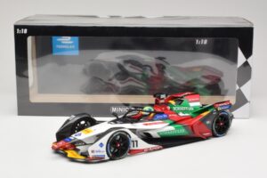 Audi e-tron FE05 Audi Sport ABT Schaeffler #11 L. di Grassi Formula E Season 5 2019 Minichamps 1:18 114180011 Fém – 6. kép a 6-ből