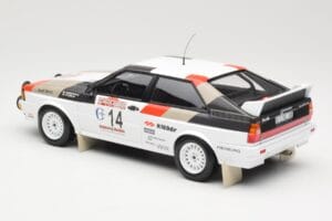 Audi Quattro #14 M. Mouton / F. Pons Winners Rally Sanremo 1981 Minichamps 1:18 155811114 Fém – 5. kép a 6-ből