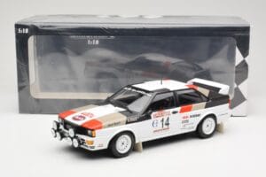 Audi Quattro #14 M. Mouton / F. Pons Winners Rally Sanremo 1981 Minichamps 1:18 155811114 Fém – 6. kép a 6-ből