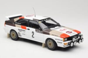 Audi Quattro A1 #2 H. Mikkola / A. Hertz Audi Sport Rally Monte Carlo 1983 Minichamps 1:18 155831102 Fém – 4. kép a 6-ből