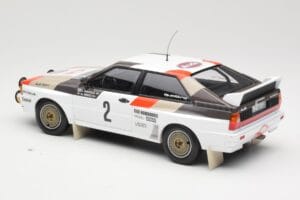 Audi Quattro A1 #2 H. Mikkola / A. Hertz Audi Sport Rally Monte Carlo 1983 Minichamps 1:18 155831102 Fém – 5. kép a 6-ből