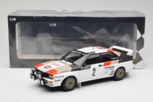 Audi Quattro A1 #2 H. Mikkola / A. Hertz Audi Sport Rally Monte Carlo 1983 Minichamps 1:18 155831102 Fém – 6. kép a 6-ből