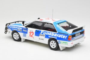 Audi Quattro A2 #12 H. Wittmann / R. Diekmann Safari Rally 1984 Sun Star 1:18 4246 Fém – 7. kép a 8-ből