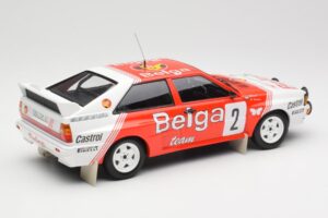 Audi Quattro A2 #2 B. Waldegård / H-T. Thorszelius Belga Team Winners Boucles de Spa 1985 Minichamps 1:18 155851102 Fém – 2. kép a 6-ből