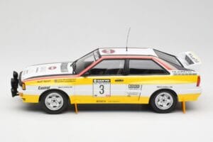 Audi Quattro A2 #3 S. Blomqvist / B. Cederberg Audi Sport Winners Sanyo Rally of New Zealand 1984 Minichamps 1:18 155841103 F – 3. kép a 6-ből