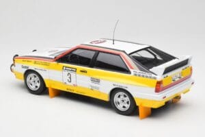Audi Quattro A2 #3 S. Blomqvist / B. Cederberg Audi Sport Winners Sanyo Rally of New Zealand 1984 Minichamps 1:18 155841103 F – 5. kép a 6-ből
