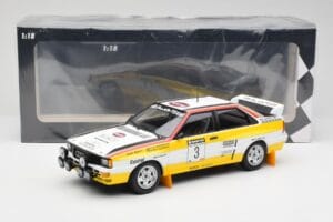 Audi Quattro A2 #3 S. Blomqvist / B. Cederberg Audi Sport Winners Sanyo Rally of New Zealand 1984 Minichamps 1:18 155841103 F – 6. kép a 6-ből