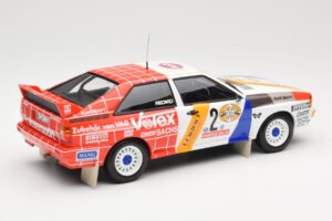 Audi Quattro A2 Schmidt Motorsport #2 H. Demuth / W. Lux Winners Hunsrück Rally 1984 Minichamps 1:18 155841102 Fém – 2. kép a 6-ből