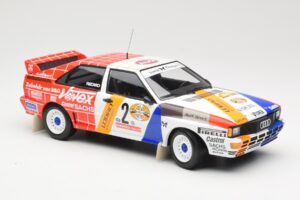 Audi Quattro A2 Schmidt Motorsport #2 H. Demuth / W. Lux Winners Hunsrück Rally 1984 Minichamps 1:18 155841102 Fém – 4. kép a 6-ből