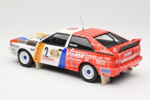 Audi Quattro A2 Schmidt Motorsport #2 H. Demuth / W. Lux Winners Hunsrück Rally 1984 Minichamps 1:18 155841102 Fém – 5. kép a 6-ből