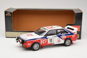 Audi Quattro #11 F. Wittmann / J. Pattermann Rally Acropolis 1986 Sun Star 1:18 4191 Fém – 8. kép a 8-ből