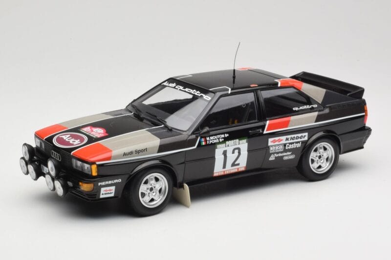 Audi Quattro #12 M. Mouton / F. Pons Audi Sport Rally de Portugal 1981 Minichamps 1:18 155811112 Fém