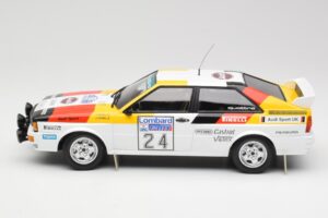 Audi Quattro #24 M. Demuth / M. Daniels Audi Sport Lombard RAC Rally 1982 Minichamps 1:18 155821124 Fém – 3. kép a 6-ből